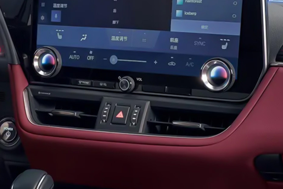 Front AC Controls of لكزس إي إس 2026 Front AC Controls of لكزس إي إس 2026