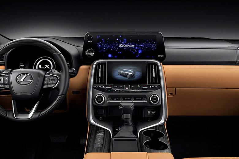 Front AC Controls of Lexus LX