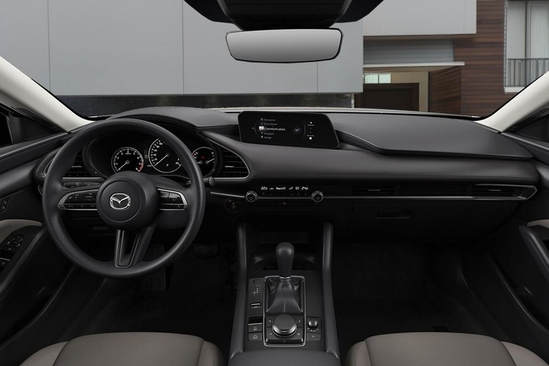 Dashboard View of 3 Sedan