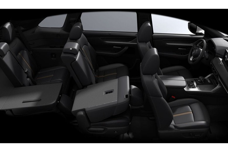 Mazda CX-90 Front And Rear Seats Together