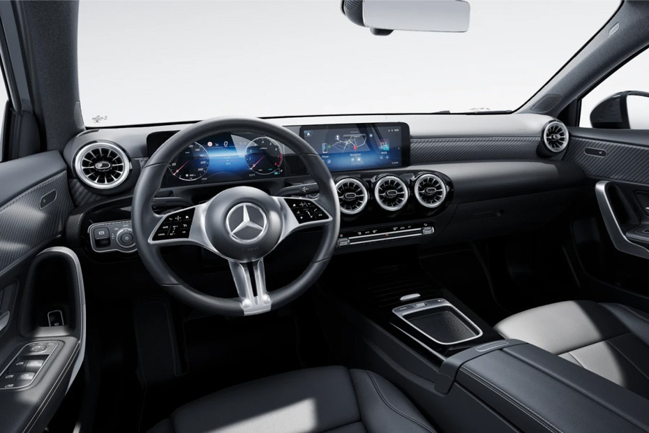 Dashboard View of A-Class Sedan Dashboard View of A-Class Sedan