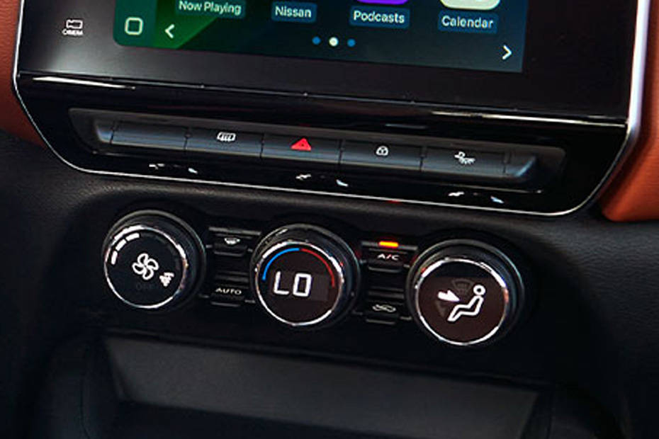 Front AC Controls of Nissan Magnite Front AC Controls of Nissan Magnite