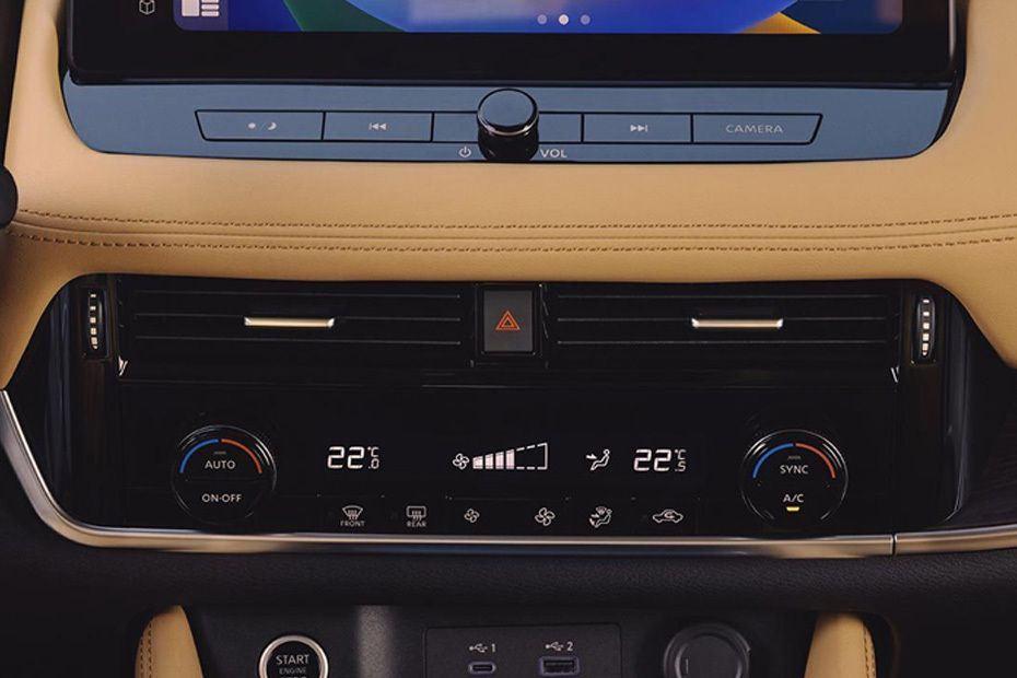 Front AC Controls of نيسان اكس تريل Front AC Controls of نيسان اكس تريل