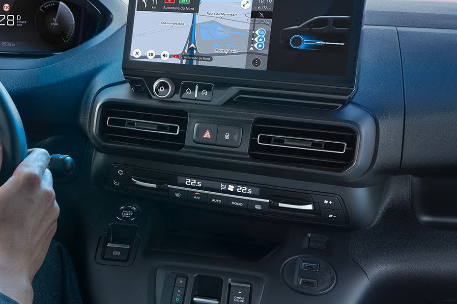 Front AC Controls of بيجو بارتنر Front AC Controls of بيجو بارتنر