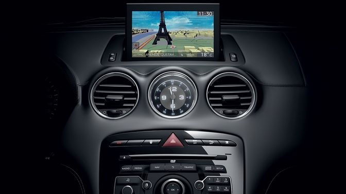 Front AC Controls of Peugeot RCZ Front AC Controls of Peugeot RCZ