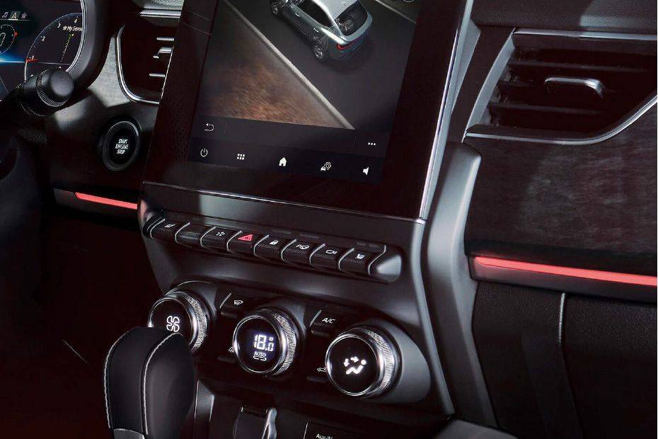 Front AC Controls of Renault Arkana Front AC Controls of Renault Arkana