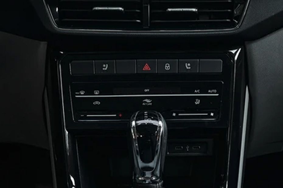 Front AC Controls of Skoda Kushaq Front AC Controls of Skoda Kushaq
