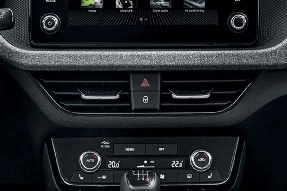 Front AC Controls of Skoda Kamiq Front AC Controls of Skoda Kamiq