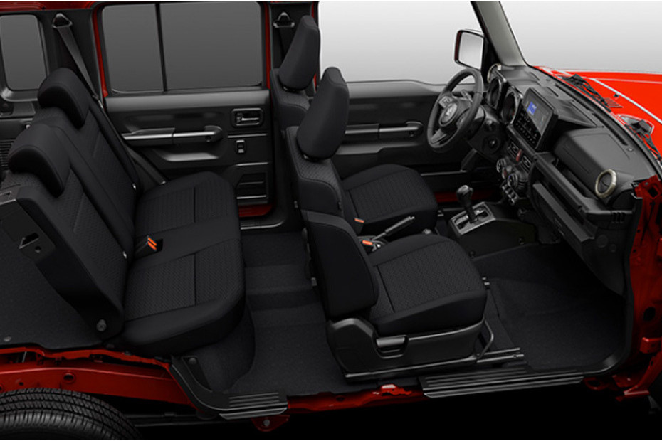 Suzuki Jimny 5 Door Front And Rear Seats Together Suzuki Jimny 5 Door Front And Rear Seats Together