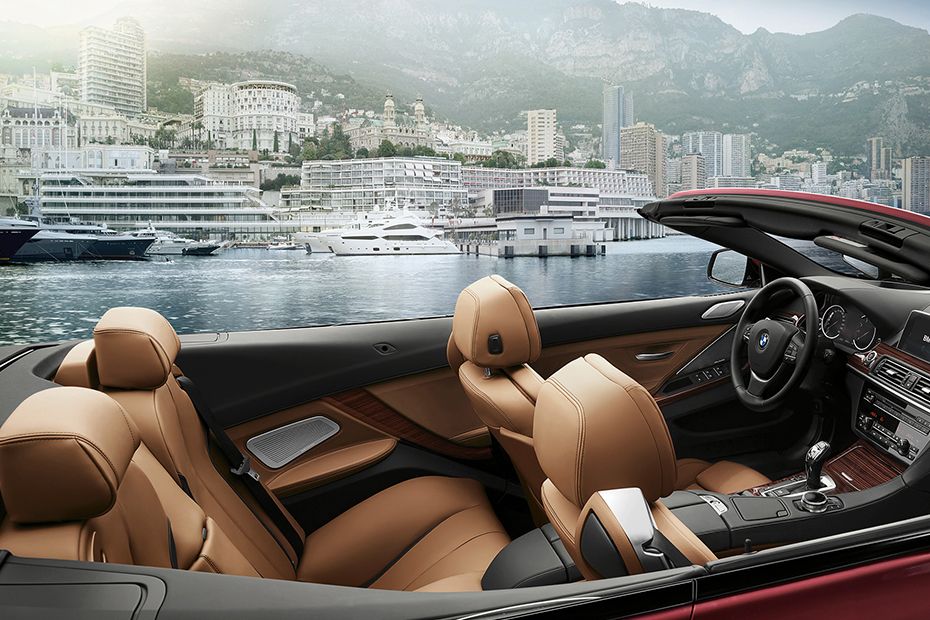 BMW 6 Series Convertible Front And Rear Seats Together