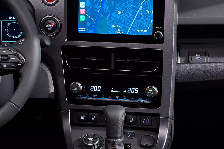 Front AC Controls of Toyota GR Yaris Front AC Controls of Toyota GR Yaris
