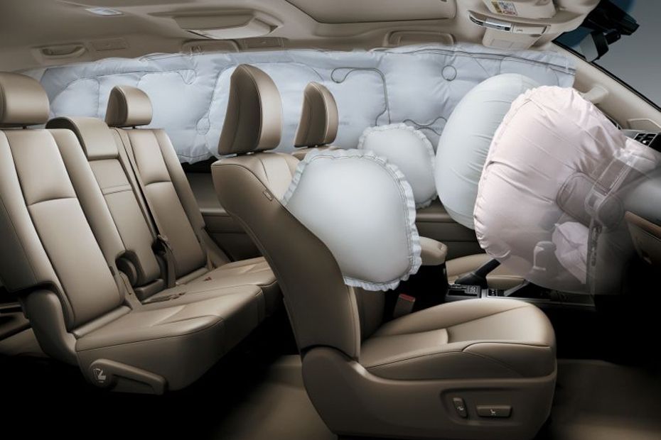 Toyota PRADO (2021-2023) AirBags View Toyota PRADO (2021-2023) AirBags View