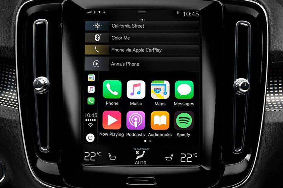 XC40 Recharge touch screen XC40 Recharge touch screen