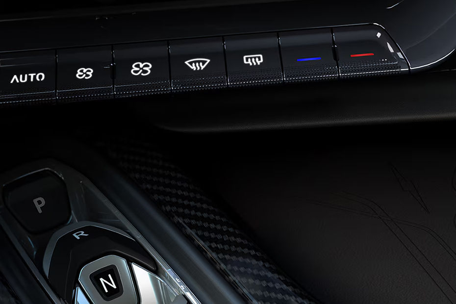 Front AC Controls of Chevrolet Corvette ZR1