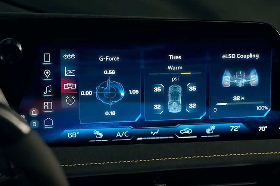 Corvette Z06 touch screen