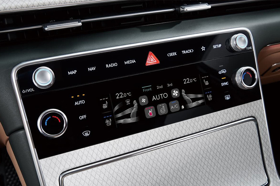 Front AC Controls of Genesis GV80 Coupe Front AC Controls of Genesis GV80 Coupe