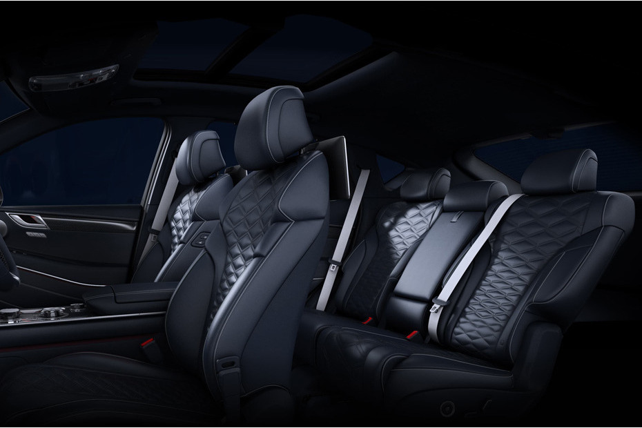 Genesis GV80 Coupe Front And Rear Seats Together Genesis GV80 Coupe Front And Rear Seats Together