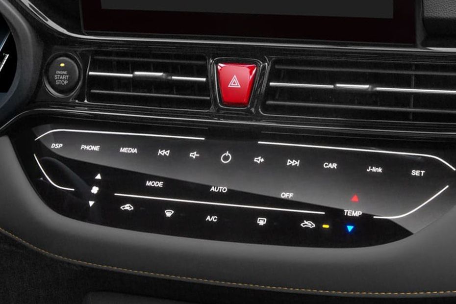 Front AC Controls of جاك JS4 Front AC Controls of جاك JS4
