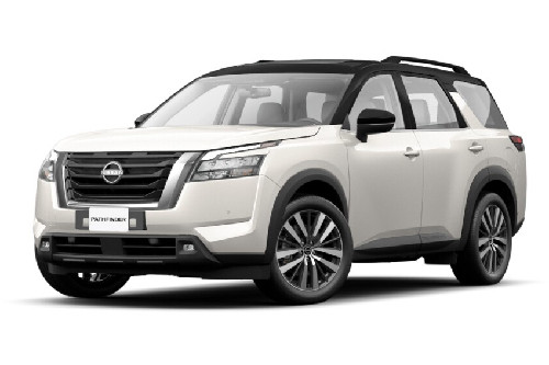 Pearl white tricoat with super black roof