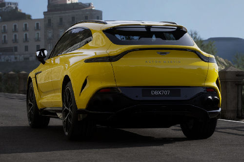 Full Rear View of Aston Martin DBX