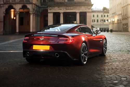Vanquish 2017-2023) Rear angle view