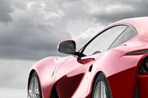 فيراري 812 Superfast Drivers Side Mirror Rear Angle