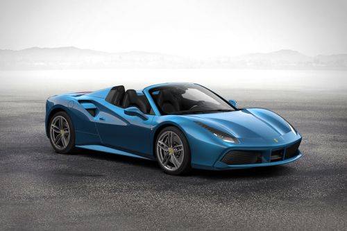 فيراري 488 Spider Front Cross Side View