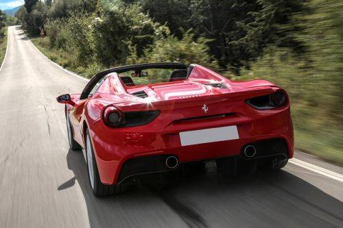 Rear Medium View of فيراري 488 Spider