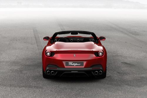 Full Rear View of Ferrari Portofino