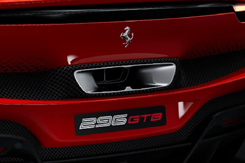 Exhaust Pipe of Ferrari 296 GTB