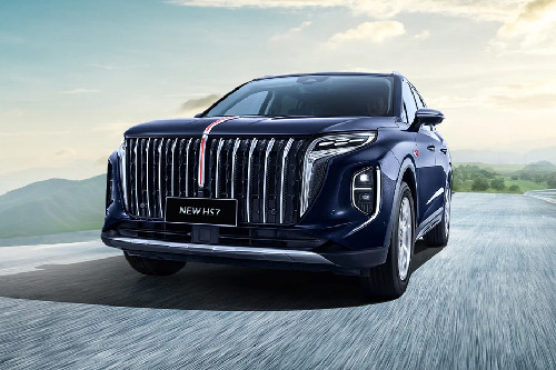 Hongqi  Hs7 Front angle low view