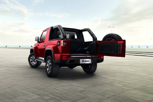 Rear Medium View of BAIC BJ40 F