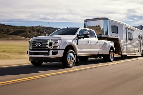 Ford Super Duty Front Side View