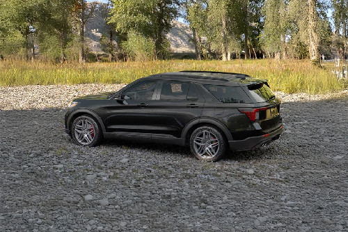 Rear Cross View of Ford Explorer ST
