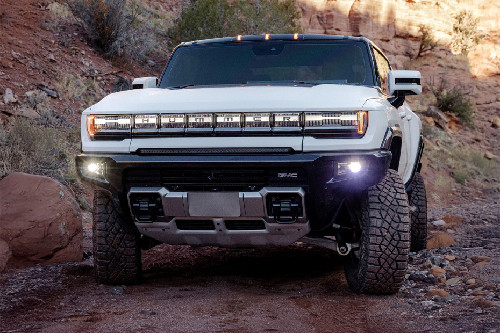 Full Front View of Hummer EV Pickup