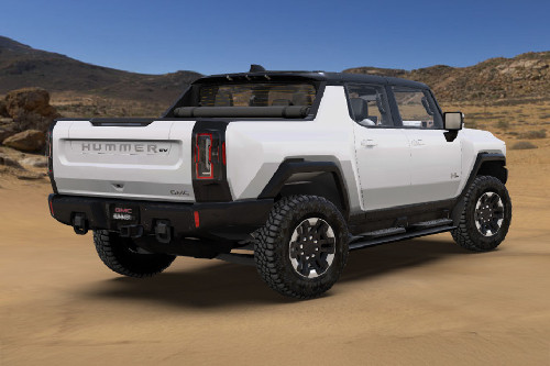 Hummer EV Pickup Rear angle view