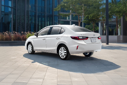Rear Cross Side View of Honda City