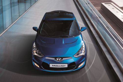 Full Front View of Veloster