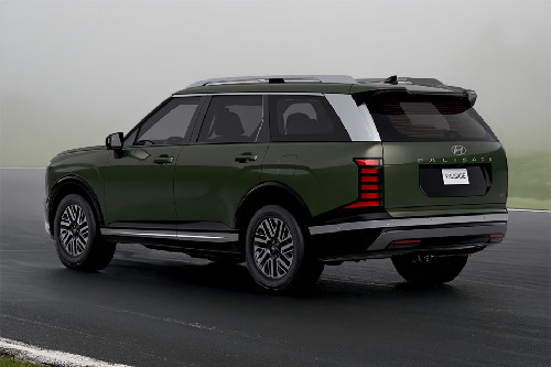 Rear Cross Side View of هيونداي باليسايد