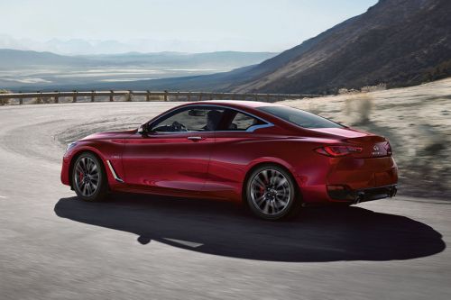 Rear Cross Side View of Infiniti Q60