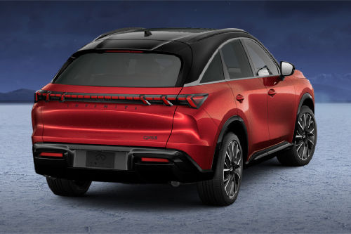QX65 Rear angle view