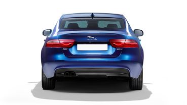 Full Rear View of Jaguar XE R-Sport