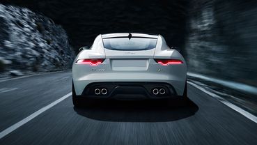 Full Rear View of جاكوار F Type R Coupe