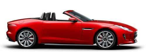 F Type S Convertible Side view
