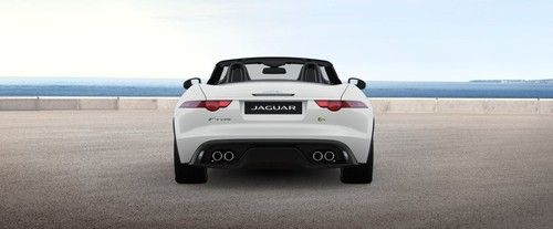 Full Rear View of جاكوار F-Type R AWD Convertible