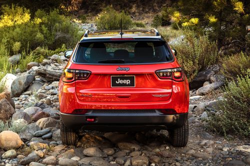 Full Rear View of Jeep Compass