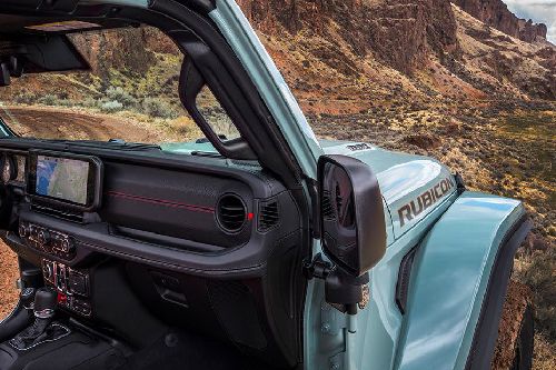 جيب رانجلر Drivers Side Mirror Rear Angle