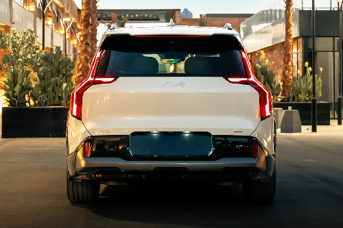 Full Rear View of KIA EV9