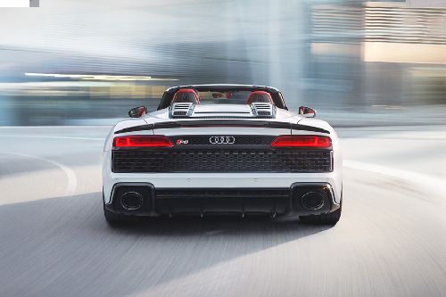 Full Rear View of Audi R8 Spyder