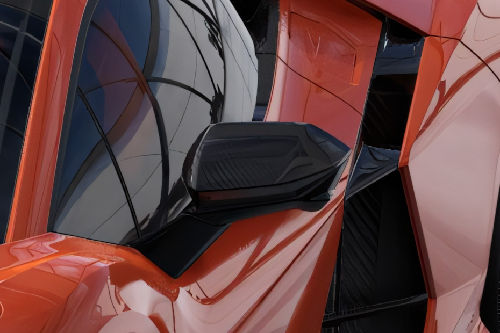 لامبورجيني ريفويلتو Drivers Side Mirror Front Angle